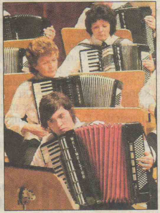 Landesakkordeonorchester Thüringen musiziert